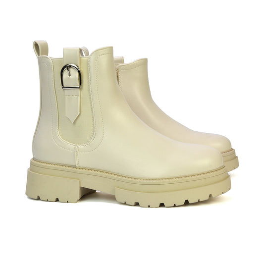 Nude Synthetic Leather | XY London