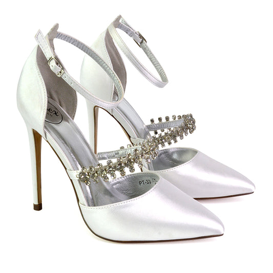 White | XY London | white heels,white high heels,white court shoes,white court heels,court stilettos