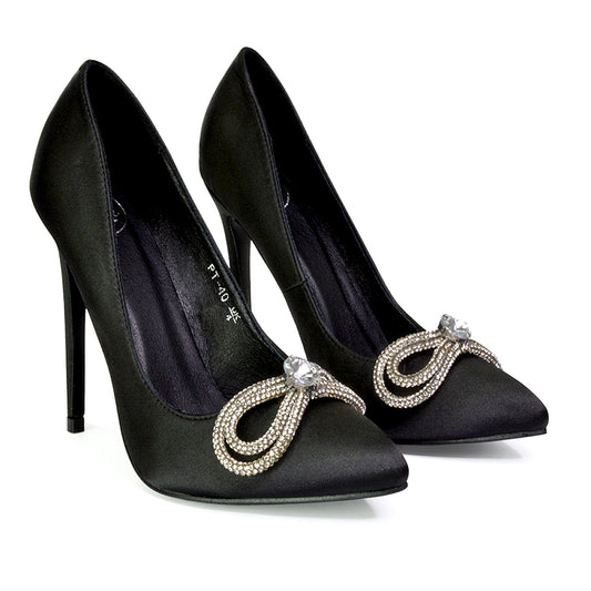 Black | XY London | black heels,black high heels,black bridal heels,black wedding shoes,black court shoes