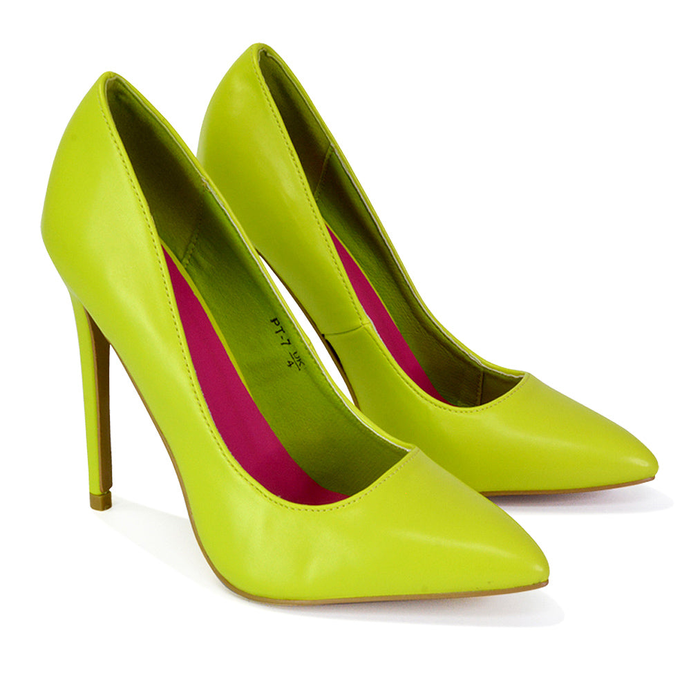 Neon yellow court shoes hot sale