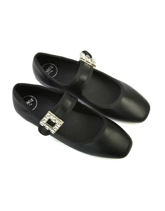 Black Synthetic Leather | XY London