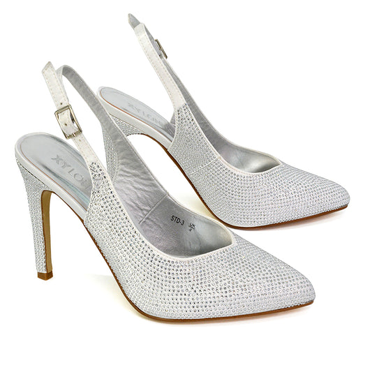 White | XY London | white heels,white high heels,white stilettos,white stiletto heels,white bridal heels