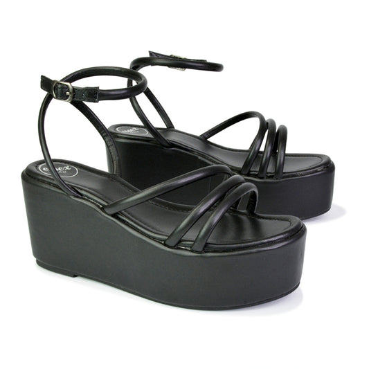 Black | XY London | black wedges,black wedge heels,black sandal wedge heels,black platform wedges,black heels