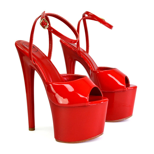 Red | XY London | red heels,red high heels,red stilettos,red stiletto heels,red platform heels