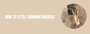 How to Style Summer Dresses With Gold Sandals