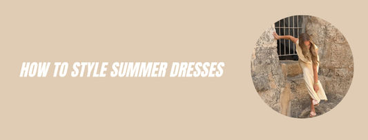How to Style Summer Dresses With Gold Sandals