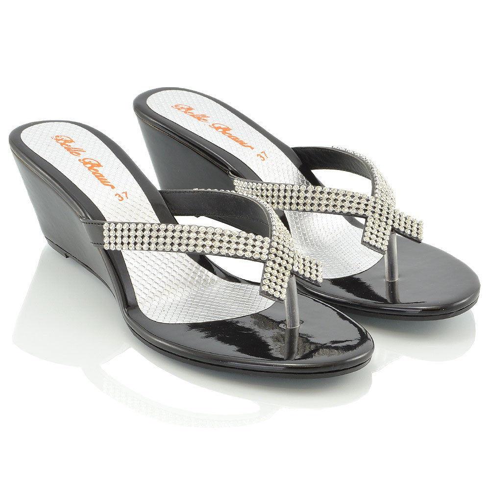 black | XY London | JULIETTA BLACK SANDALS ,black wedges,black wedge heels,black wedge sandals,black wedge heel sandals,black heeled sandals