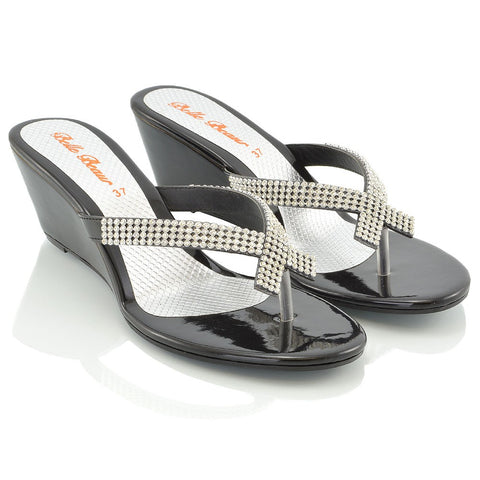 black | XY London | JULIETTA BLACK SANDALS ,black wedges,black wedge heels,black wedge sandals,black wedge heel sandals,black heeled sandals