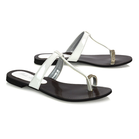 BLACK | XY London | black sandals ,ladies holiday shoes ,black flip flops ,womens summer sandals ,diamante sandals