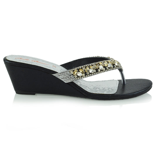 BLACK | XY London | DELILAH BLACK WEDGES ,DELILAH BLACK WEDGES ,DELILAH BLACK WEDGES ,DELILAH BLACK WEDGES ,DELILAH BLACK WEDGES