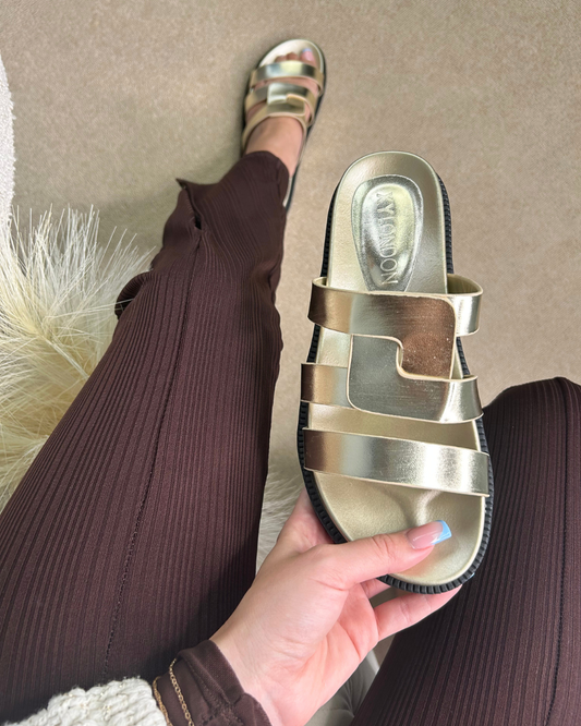 metallic sandals for women, sandals for women, chunky sandals, holiday sandals