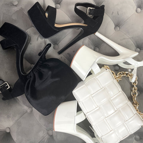 | XY London | White Strappy Heels,White Heels, White High Heels, White Stilettos,White Platform Heels