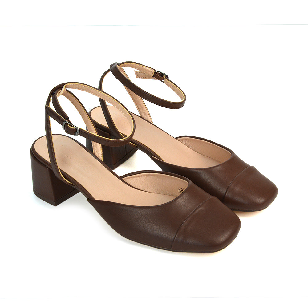 brown ankle strap heels, brown heels, ankle strap heels, heels