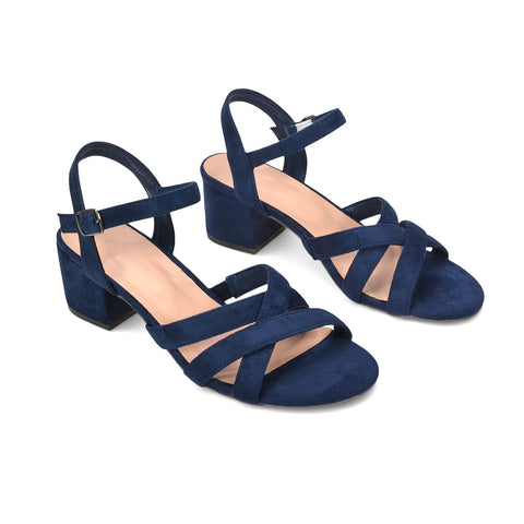 navy occasion shoes with comfortable heel