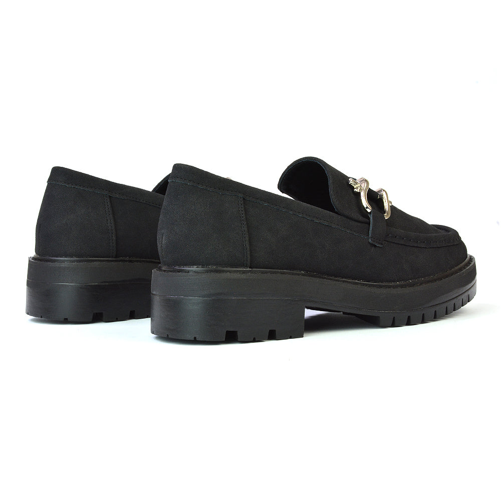 Is Riley Chunky Riley Chunky Bloc... - Black Faux Suede / UK 3 | EU 36 | US 5