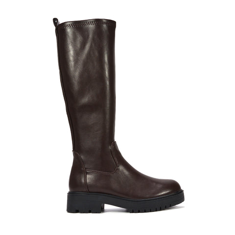 brown chocolate boots