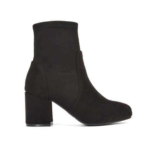 black ankle boots, black heeled ankle boots, ankle boots, heeled ankle boots, women's ankle boots
