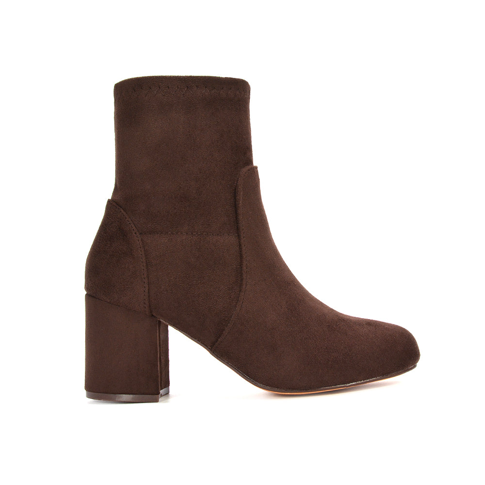 brown ankle boots, brown heeled ankle boots, ankle boots, heeled ankle boots, women's ankle boots