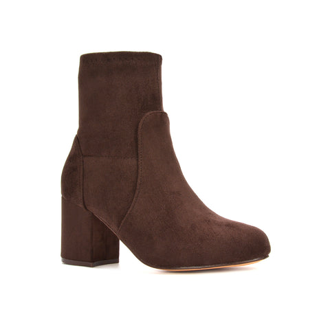 brown sock boots, brown sock ankle boots, sock boots, sock ankle boots