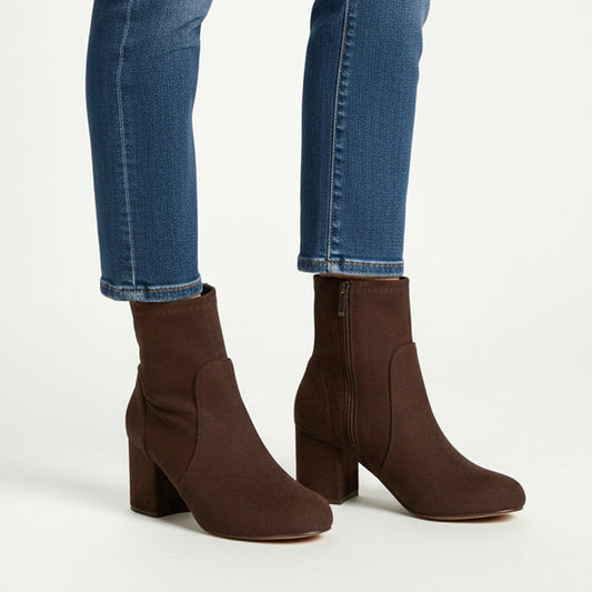 chocolate brown boots 