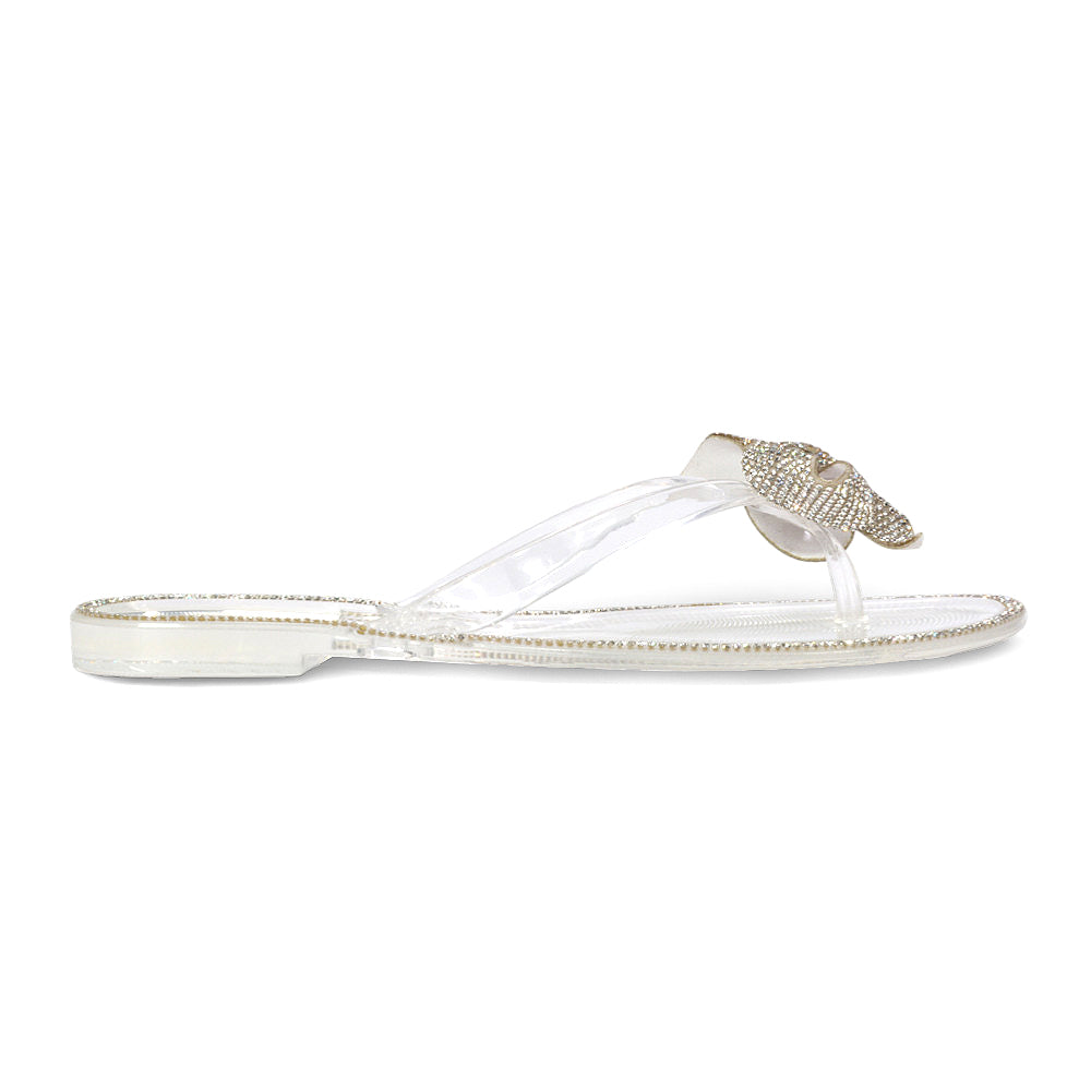 Summer perspex flats, Slip-on perspex sandals for women, Summer perspex flats, Perspex poolside sandals