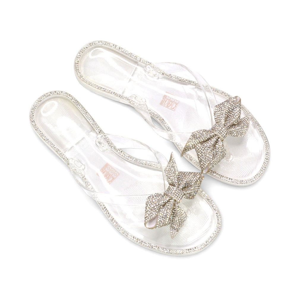Ladies clear perspex flats, Summer perspex flip flops, Perspex toe post sandals, Clear perspex beach sandals