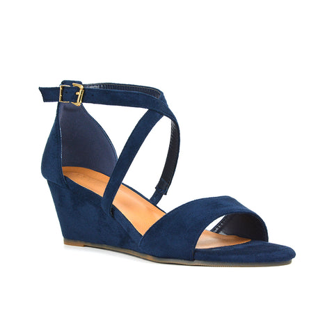 navy wedge heels for women, navy wedge heels for weddings, wedge heels for women, wedge heels for weddings