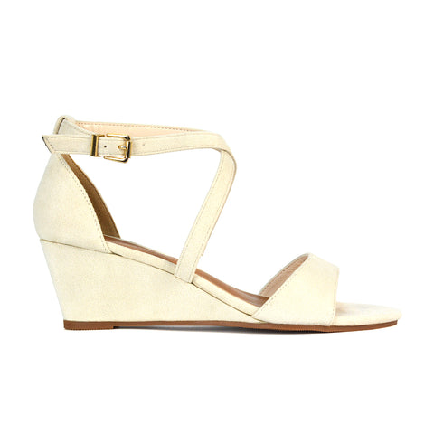 Women's nude Wedge Sandals, wedge heels nude, women's wedge sandals, wedge heels