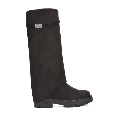 black boots, black knee high boots, women’s boots, women’s tall boots, everyday wear, boots for women