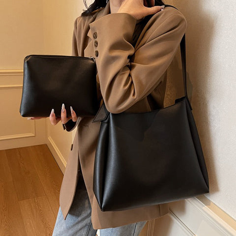 black tote bag with shoulder strap, black shoulder strap bag, tote bag with shoulder strap, shoulder strap bag