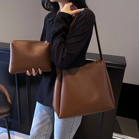 brown tote bag with shoulder strap, rownshoulder strap bag, tote bag with shoulder strap, shoulder strap bag