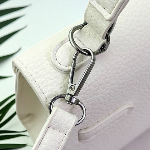 white mini crossbody bag, white going out bag, mini crossbody bag, going out bag, Chic everyday handbags
