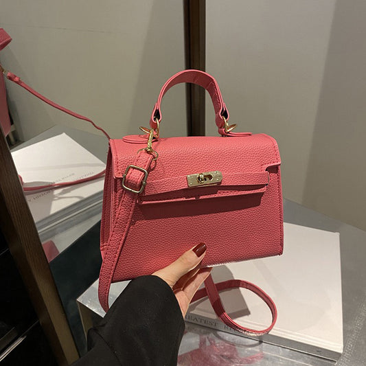 rose pink handbag, womens pink handbag, handbag, womens handbag, Affordable luxury handbag for women