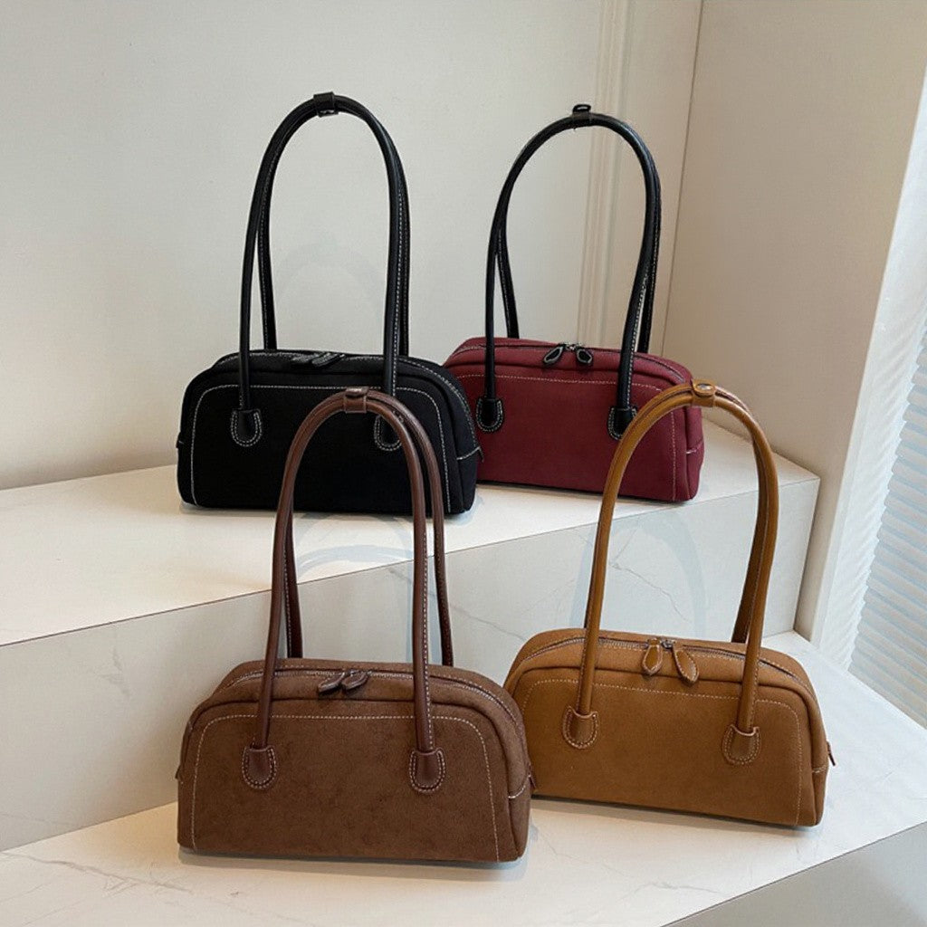 Must-have fashion bag, New arrival bags, Women's suede handbag