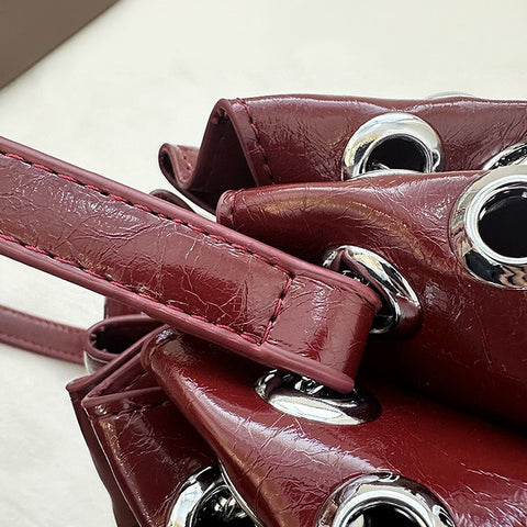 womens red handbag