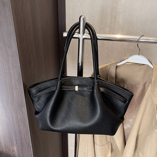 black large handbag, black shoulder handbag, Casual-chic handbag, Commuter-friendly tote bag, Versatile women’s tote bag, Affordable luxury handbag