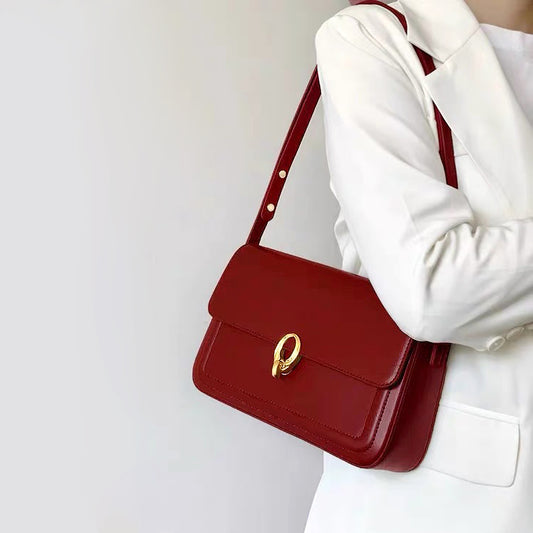 red purse, red going out bag, going out bag