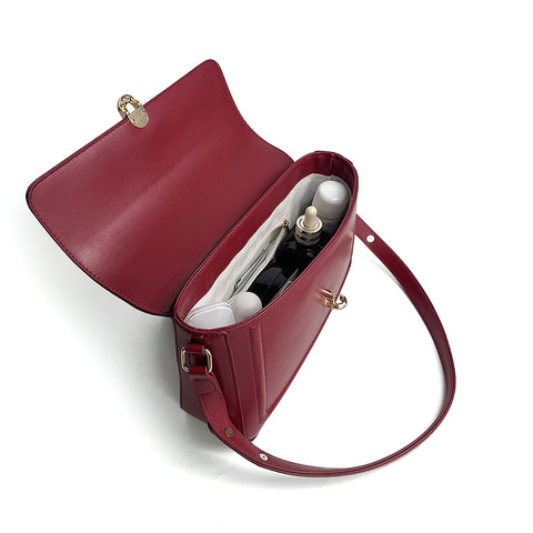 womens red bag for going out, red bag with shoulder strap