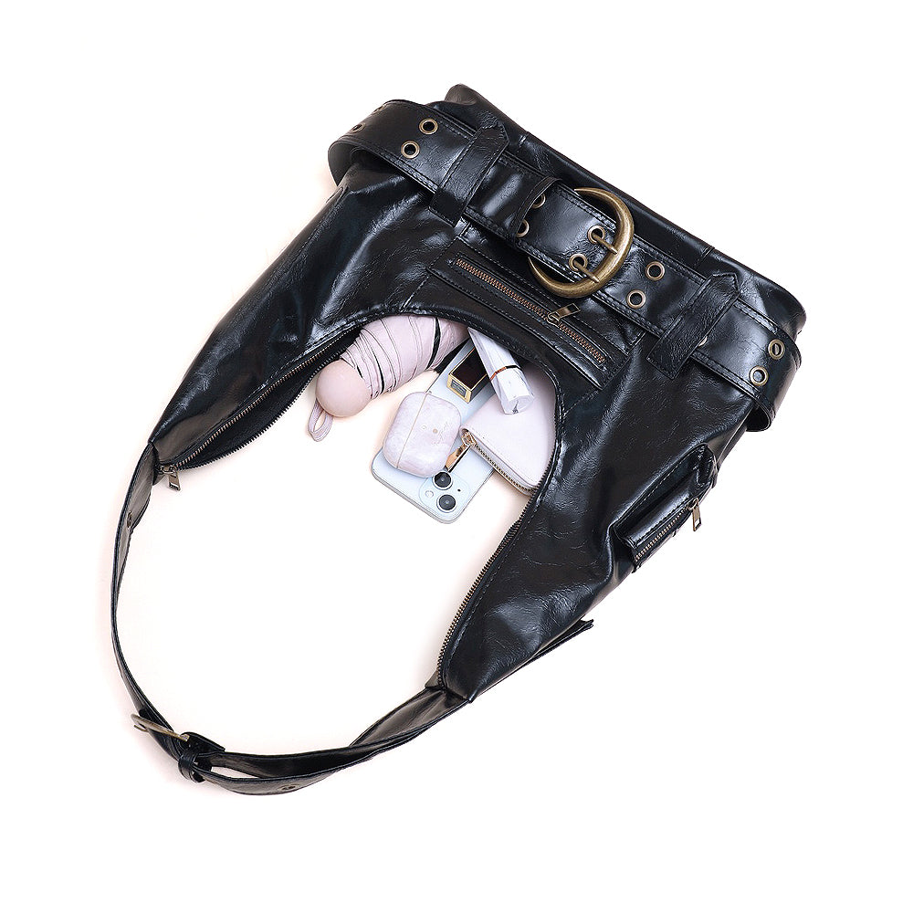 Going-out purse, Vintage-inspired handbag, Buckled strap design