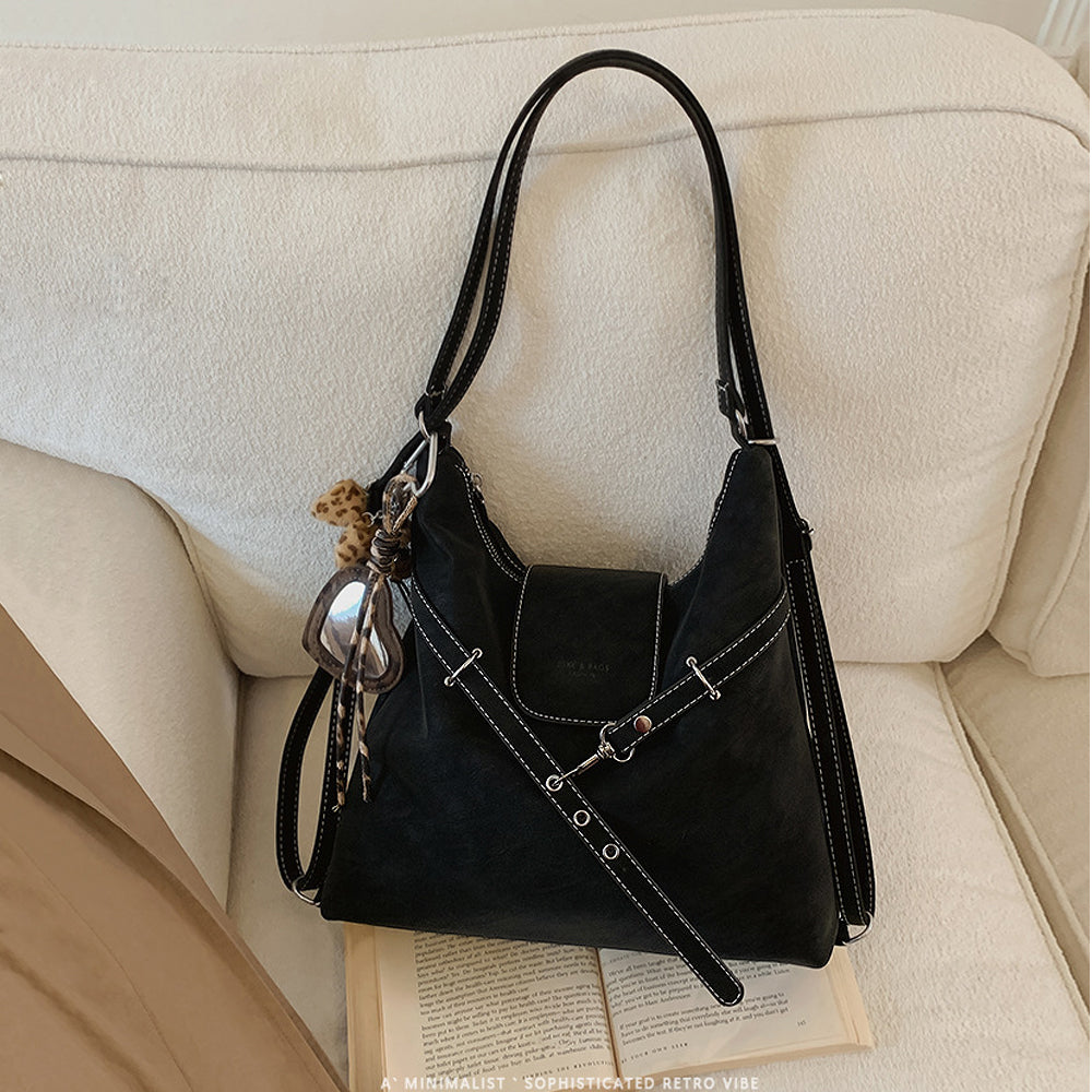 slouchy tote bag for women, stylish slouchy tote bag for women, affordable women's shoulder tote bag, women's shoulder purse, black shoulder tote bag women