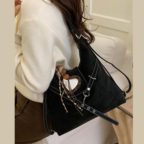 women's shoulder tote bag, casual slouchy tote bag for everyday use, best slouchy tote bag for women, casual women's handbag, black women's handbag