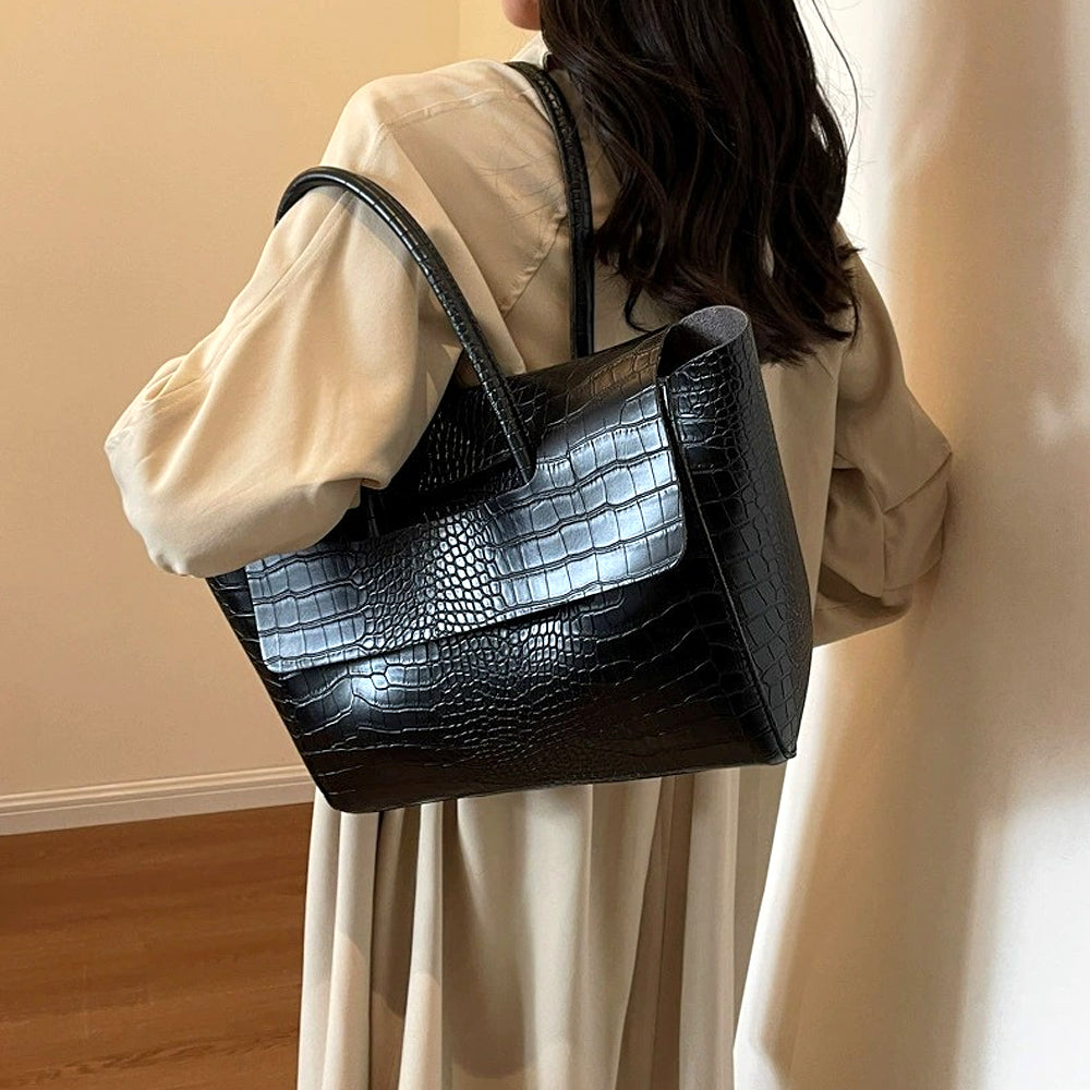 women's structured handbag, structured satchel purse for women, women's structured purse, black shoulder tote bag