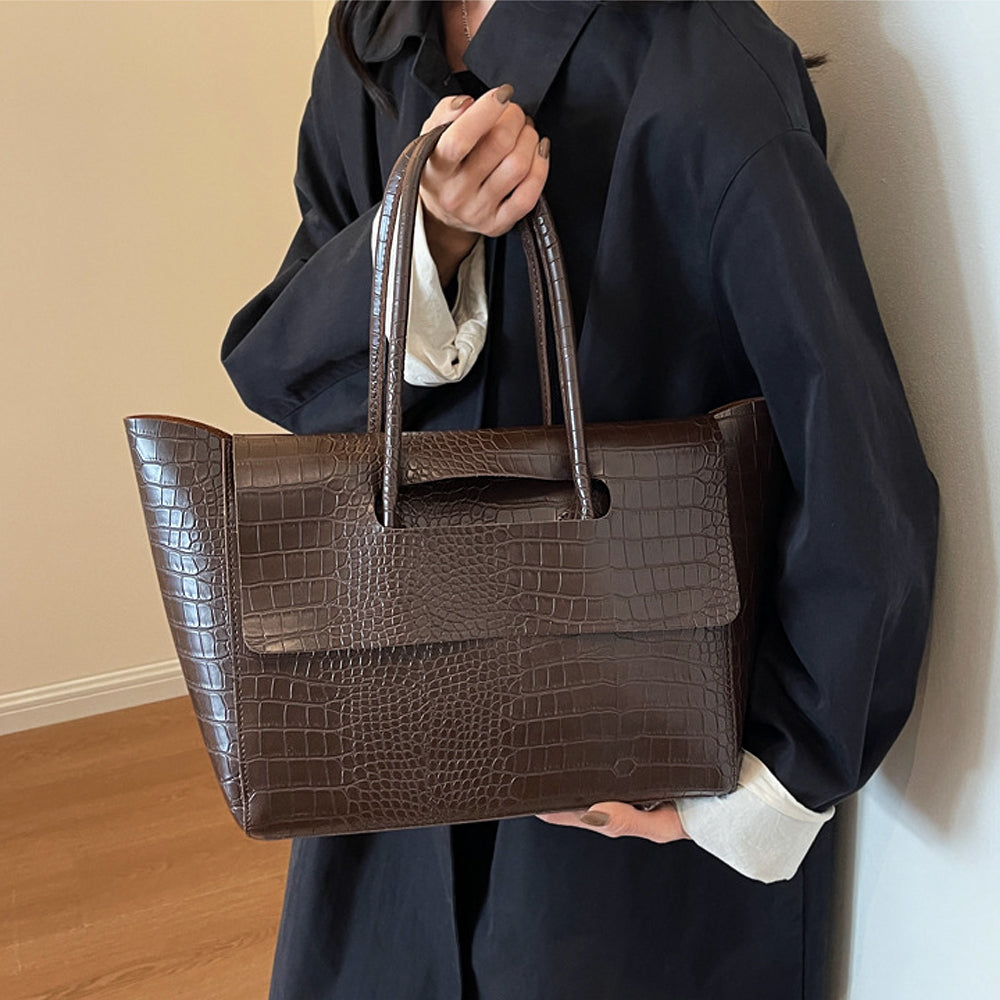 women’s top handle satchel handbag, women’s top handle satchel flap handbag faux leather, women's handbag, brown handbag