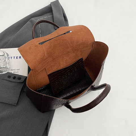 women's classic flap handbag, women's shoulder bag, women's handbag, brown handbag with shoulder strap