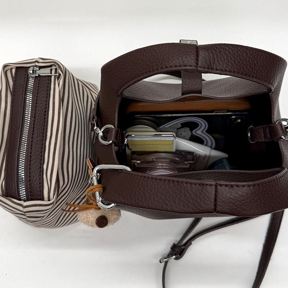 trendy women's crossbody bag, women's everyday crossbody bag, lightweight everyday crossbody bag for women, brown shoulder crossbody bag