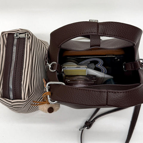 trendy women's crossbody bag, women's everyday crossbody bag, lightweight everyday crossbody bag for women, brown shoulder crossbody bag