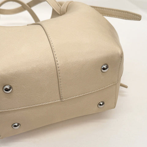 large beige tote handbag for women