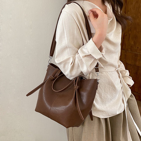 Brown Shoulder Tote Handbag