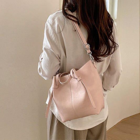 pink crossbody tote bag for women