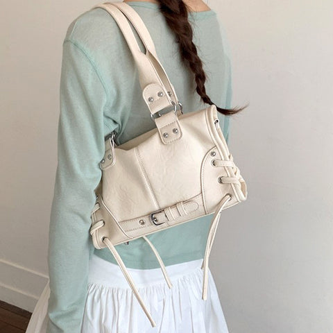 Beige structured top handle handbag for women, Beige top handle bag